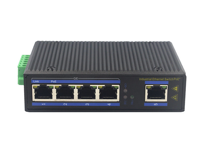 Commutateur IP40 MSG1204P 1000M d'Ethernet de PoE de fibre 4 port10Base-T