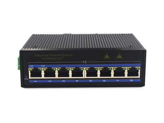 Commutateur d'Ethernet de 10BaseT PoE de ports en métal 3W MSE1008P 8