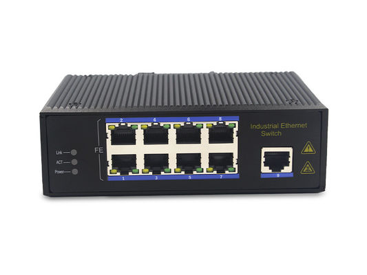 9 commutateur IP40 MSE1009P d'Ethernet des ports 100Base-TX 100M 3W PoE