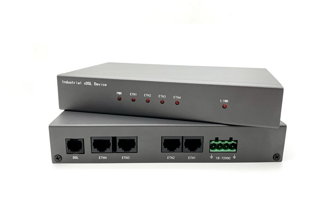 Le routeur extérieur industriel de DSL, 4 mettent en communication le support de rail du routeur DIN d'ADSL d'Ethernet 10/100