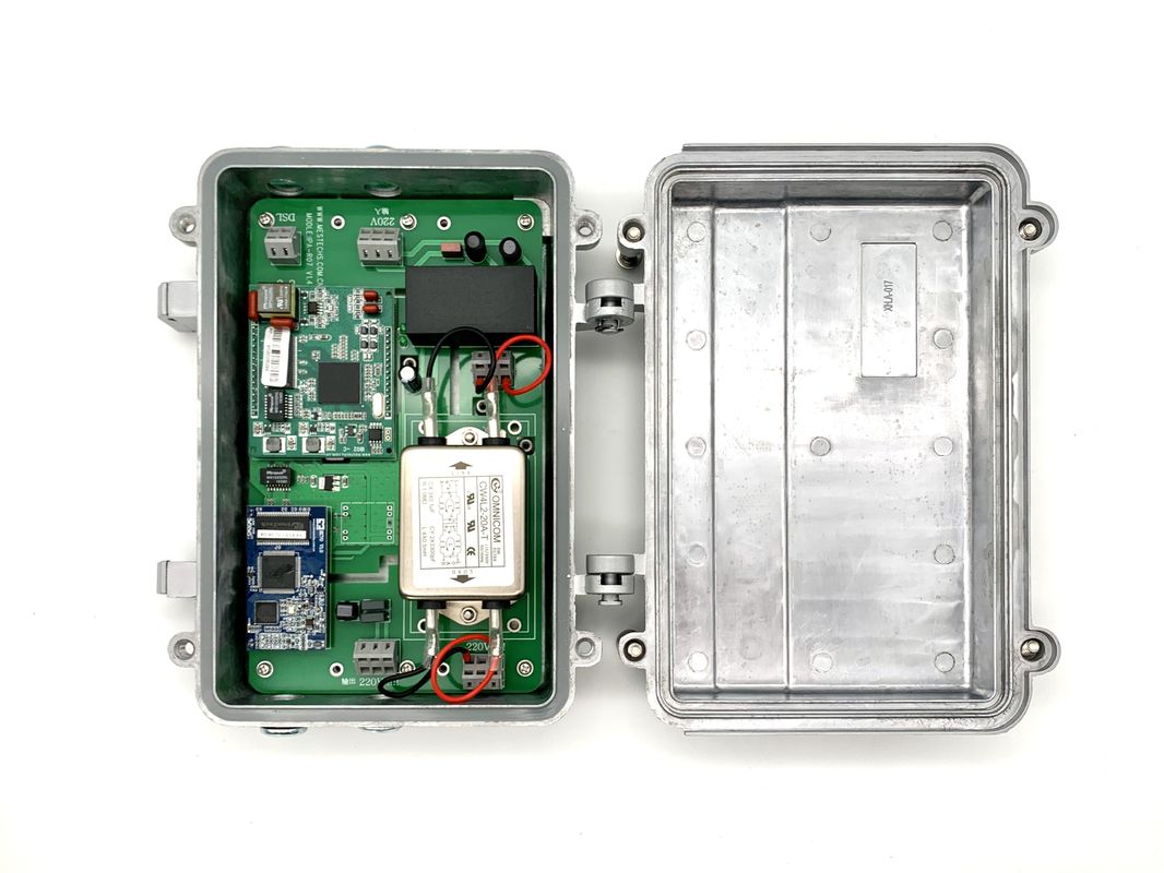 Dispositif de l'Ethernet IP67 ADSL industriel à la communication de transporteur à bande large de ligne électrique