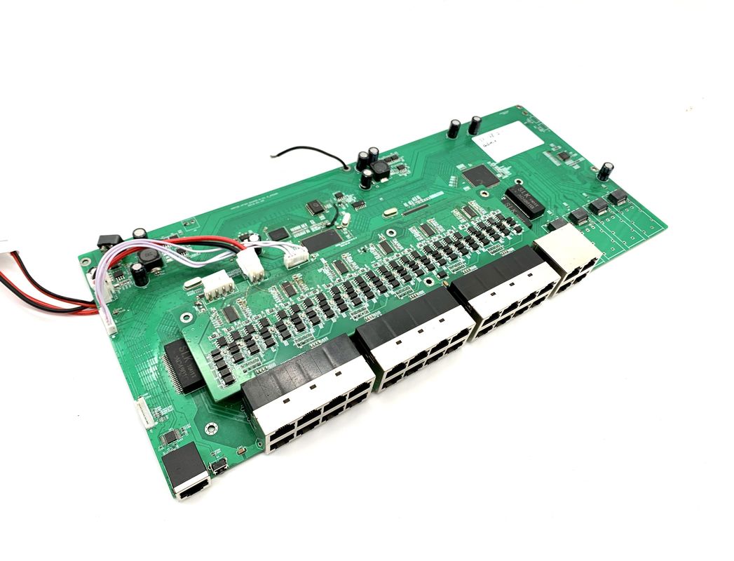 Base-T contrôlée industrielle de SFP du commutateur 24+4 d'Ethernet de port simple de la puce 28