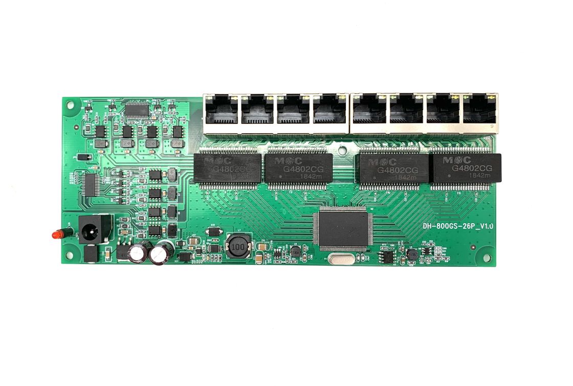 Module de commutateur d'Ethernet de panneau de gigabit de 8 ports, puissance de commutateur de POE PSE au-dessus de module d'Ethernet