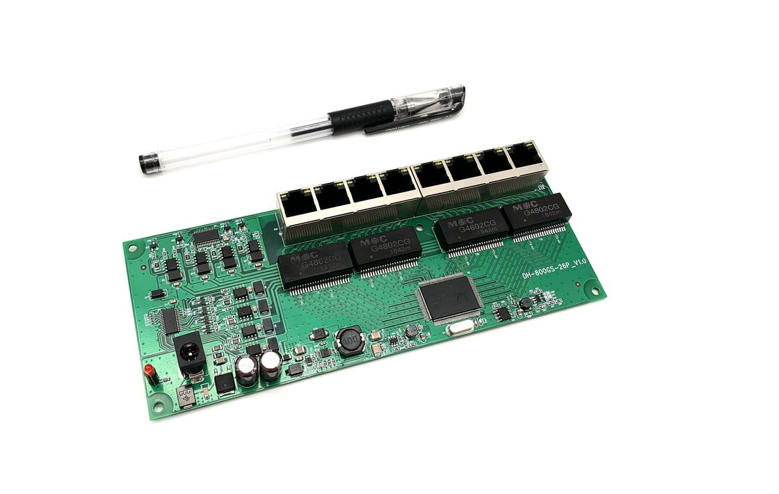 Module de commutateur d'Ethernet de panneau de gigabit de 8 ports, puissance de commutateur de POE PSE au-dessus de module d'Ethernet