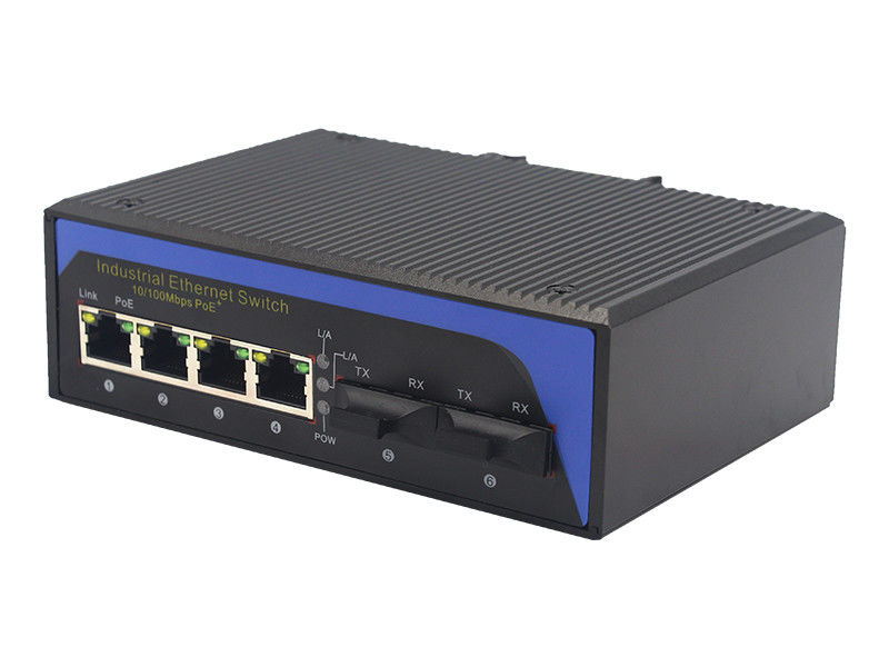 100M commutateur industriel gauche MSE1204 de l'Ethernet 2 100Base-X