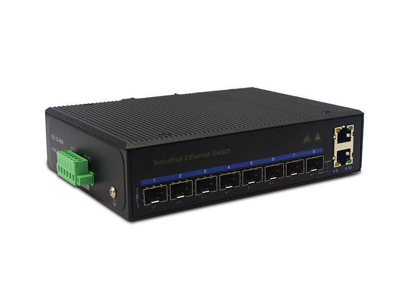 Commutateur industriel gauche d'Ethernet de 10BaseT 100Base-TX de MSG1802 RJ45 2