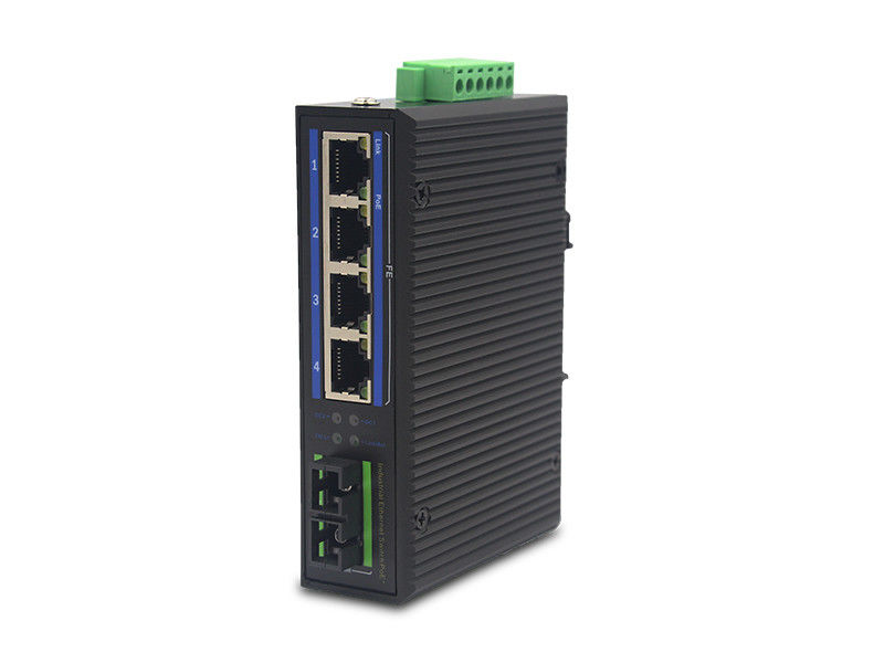 Commutateur industriel gauche d'Ethernet de 10BaseT PoE d'IP40 MSE1104P 4