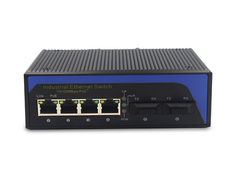 100M commutateur industriel gauche MSE1204P de l'Ethernet 2 100Base-X