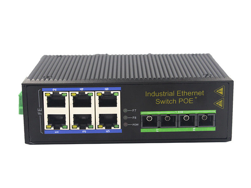 Commutateur optique gauche d'Ethernet de fibre de 10BaseT 100M de MSE1206P 6