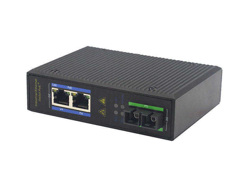 Puissance d'IP40 RJ45 100Base-T 4.0A au-dessus du commutateur MSG1102P d'Ethernet