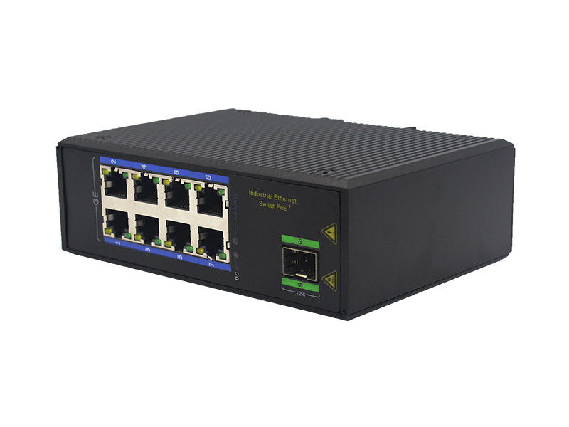 Commutateur industriel IP40 d'Ethernet de MSG1108P 100Base-T RJ45 1000M PoE