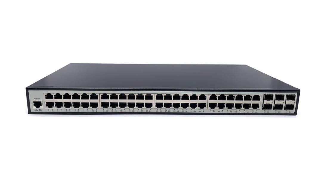 Commutateur Ethernet industriel de gestion SFP+ L3 MSG9648 48 BaseTX 6 POE PSE